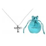 Tiffany & Co. Elsa Peretti Dove Cross Necklace