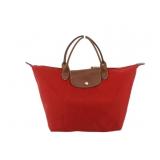 LONGCHAMP Red Pliage Shoulder Bag