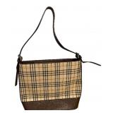 Burberry Brown Nova Check Handbag