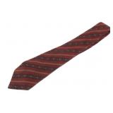 Yves Saint Laurent Marron Patterned Necktie