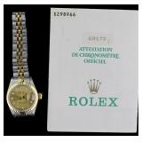 Rolex Oyster Perpetual Datejust 26 Diamond Watch