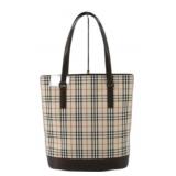 Burberry Tan & Brown Nova Check Handbag