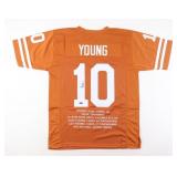 Autographed Vince Young Stat Jersey