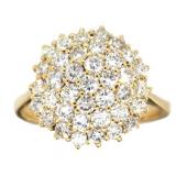 18kt Gold 1.67 ct Natural VVS1 Diamond Ring
