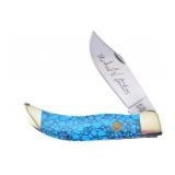 Michael Prater Turquoise Clasp Knife