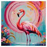 Pink Flamingo II LTD EDT Signed Van Gogh Limited