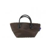 Burberry Brown Nylon Nova Check Mini Bag