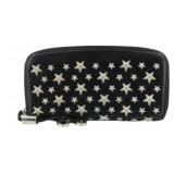 Jimmy Choo Black Star Studded Wallet
