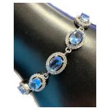 Oval 5.00 ct Tanzanite Bolo Bracelet