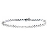10kt Gold 2.00 ct Round VS Lab Diamond Bracelet