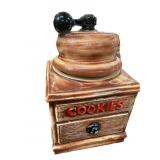 Ceramic Coffee Mill Cookie Jar