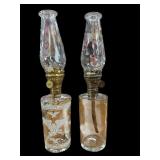 Pair Oil Lamps