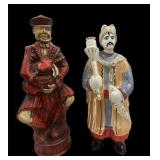 (2) Collector Whiskey Decanters