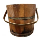 Wooden Bucket wï¿½ Handle