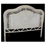 Estate Full Wicker  Bed wï¿½ Frame & Mattress
