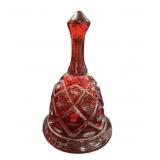 Viking Ruby Art Glass Bell
