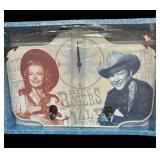 Roy Rogers & Dale Evanï¿½s Wood Wall Clock in
