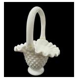 Fenton Hobnail Basket