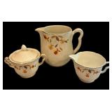 Hall Autumn Leaf Jewel Tea Set