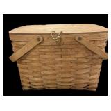11 x 14 x 16.5 Longaberger Hand Woven Picnic