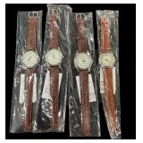 (3) EIGER Faux Leather Watches-(1) Quartz Watch