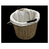Farmhouse Lined Laundry Basket