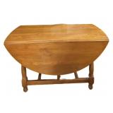 Estate Maple Drop Leaf  Table & (6) Chairs