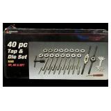40 pc Tap & Die Set SAE