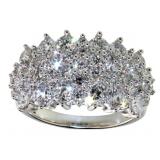 Brilliant 3.10 ct VS Lab Diamond Cocktail Ring