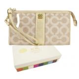 Coach Canvas Wristlet