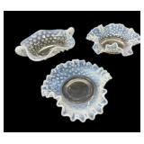 (3) Opalescent Bowls