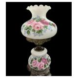 20 " Floral Hurricane Lamp