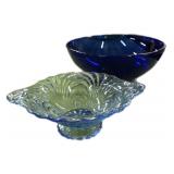 Cobalt Blue Bowl & Light Blue Bowl