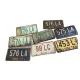 (8) Ohio License Plates