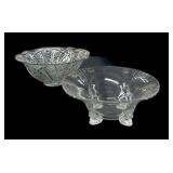 (2) Beautiful Crystal Bowls