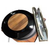 Carving Set & Serving Tray