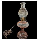 Converted Pink Oil Lamp