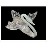 Vintage Blown Glass Swan