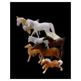 (7) Porcelain Horses
