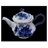Flow Blue Look Teapot