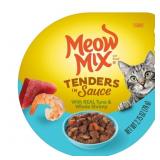 (12) 2.75 Oz Meow Mix Cat Food Tenders in Sauce