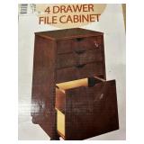 4 Drawer Fike Cabinet -In Box Needs Assembled