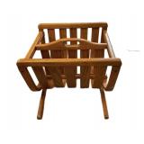 Oak Magazine Rack