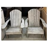 Adirondack Preowned Lawn Chairs-Wood
