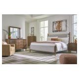 King Ashley Lyncott 4-Pc Upholstered Bedroom Group
