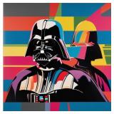 Darth Vader Pop Art Hand Signed by Charis