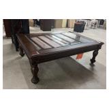 Large Sofa table with Glass Top New