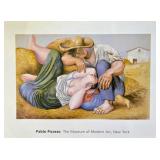 Picasso SLEEPING PEASANTS Plate Signed Lithograph