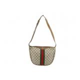 GUCCI GG Sherry Line Canvas Shoulder Bag
