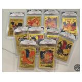 Random Pokémon Gold Custom Charizard PGC Card Lot